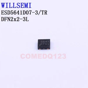 10PCSx ESD5641D07-3/TR DFN2x2-3L WILLSEMI Diodes - TVS #W4* - Picture 1 of 4