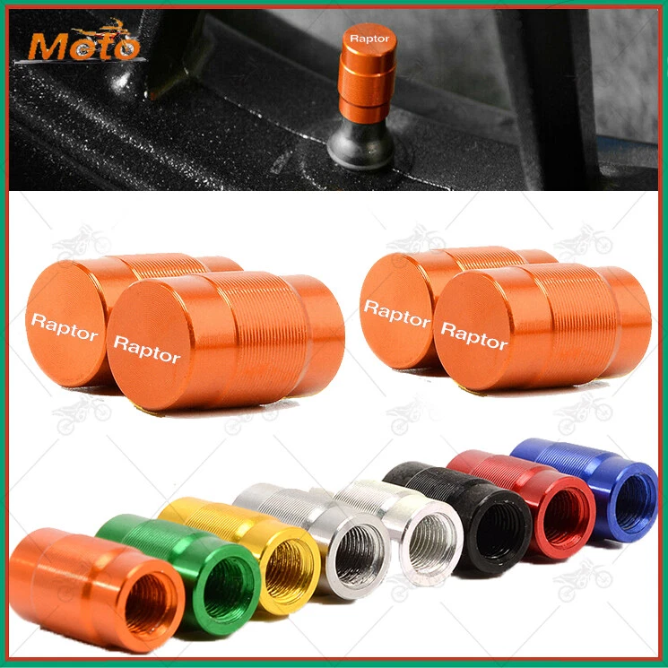 New Wheel Tire Valve Air Port Stem Caps For Yamaha Raptor 700 700R 660 660R 350R - Image 1 of 1