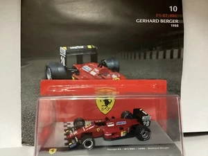 Ferrari F1-87/88C Gerhard Berger 1988, 1/43 Die-Cast New IN Course centauria - Picture 1 of 4