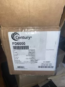 Century Motors FD6000 208-230v1ph 1/2hp 1075rpm 4spd - Foto 1 di 4