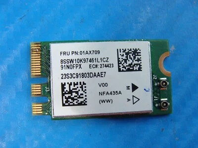 Lenovo IdeaPad 330S-15IKB 15.6" Genuine Wifi Wireless Card QCNFA435 01AX709 - Image 1 of 2