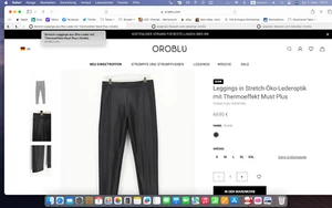 Oroblu Leggings in Lederoptik mit Thermoeffekt - Bild 1 von 2