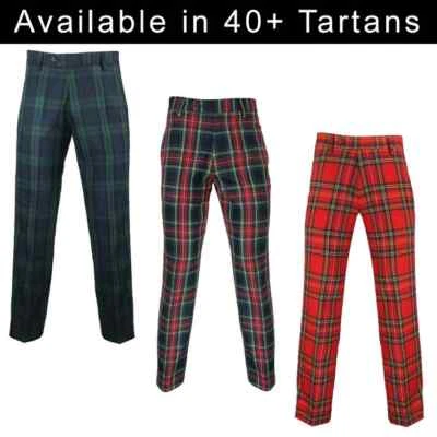 Plaid Tartan Pants Tailored Plaid Pants Trews Tartan Pants Handmade Golf Pants - Image 1 of 4
