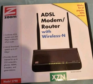 ZOOM ADSL Modem/Router with Wireless-N (5790-00-00AG) - Picture 1 of 7