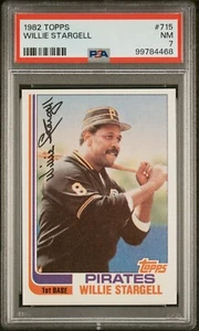 1982 Topps Baseball #715 - Willie Stargell - PSA 7 Near Mint!! - Bild 1 von 2
