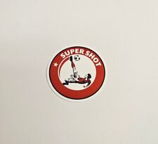"Super Shot" Soccer Player Shooting Ball Laptop Sticker / Waterproof Vinyl Decal