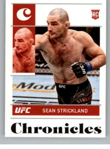 2022 Panini Chronicles UFC #76 Sean Strickland RC Rookie Middleweight MMA UFC - Picture 1 of 2
