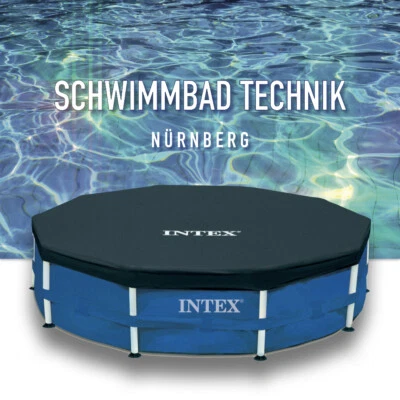 Intex ABDECKPLANE für FRAME-POOL Ø 488cm Schwimmbadabdeckung - Bild 1 von 4