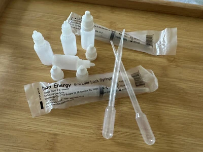 Juego de mezcla de tinta de caligrafía, 4 botellas, 2 pipetas, 2 jeringas de bloqueo de capa de 5 ml, NUEVO  Foto 1 de 4