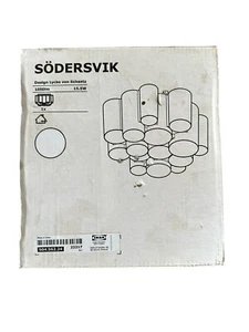 Ikea Sodersvik 8 1/4 LED Ceiling Lamp Dimmable Glossy White 504.562.24 - Picture 1 of 3