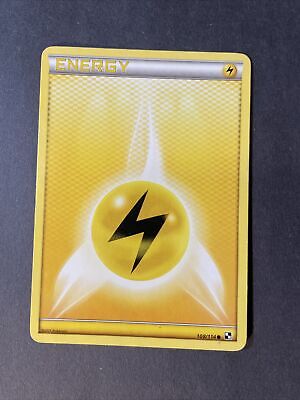 Pokemon Black & White Lightning Energy 108/114 Common Card