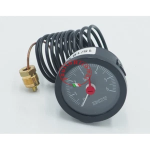 MANOMÈTRE HYDROMÈTRE IMIT Ø 53 AVEC CAPILLAIRE 150CM M14 COMPATIBLE AVEC CHAUDIÈ - Picture 1 of 2