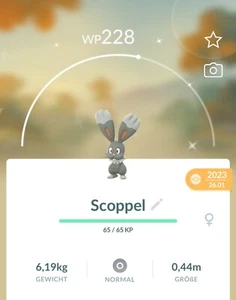 ✨#659 Shiny Scoppel Pokémon Go✨ - Imagen 1 de 2