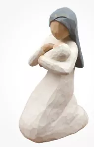 2000 Willow Tree by Susan Lordi Nativity Figurine Mary Holding Jesus Rare - Picture 1 of 5