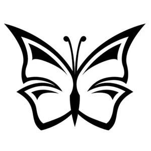 Abstract Butterfly Vinyl Decal Sticker for Wall Door Laptop PC Office Car Van - Picture 1 of 1