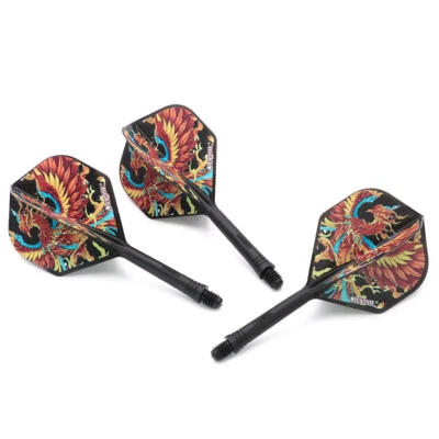 CUESOUL ROST AK5 Dart Flights with Four Mythological Symbols Design-ZQ