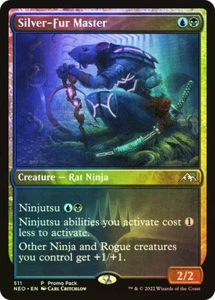 MTG FOIL Silver-Fur Master Promo Pack Kamigawa Neon Dynasty - Promoción: General - Imagen 1 de 1