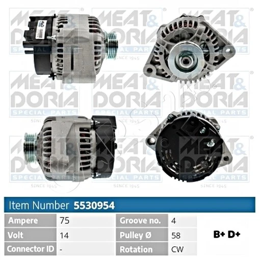 Alternador para SMART Cabrio City-Coupe Crossblade Fortwo 98-07 1601540401 Foto 1 de 1