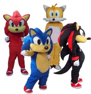 Kostüme Sonic und Miles Tails Maskottchen Kostüm Partykleid Karnevalskostüm - Bild 1 von 11