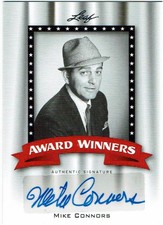 Pop Century Leaf 2011 Award Winner Autograph Card AW-MC1 Mike Connors Auto