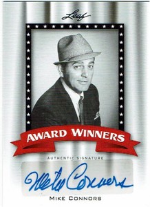 Pop Century Leaf 2011 Award Winner Autograph Card AW-MC1 Mike Connors Auto
