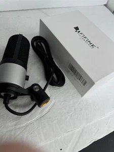 FIFINE USB Kondensator Mikrofon K669S | Metall, Silber | Open Box - Bild 1 von 3
