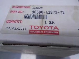 TOYOTA 00590-43873-71 CONTROLLER DISPLAY NEU OEM TBRU23 - Bild 1 von 4