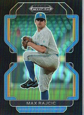 2022 Panini Prizm Draft Picks #PDP187 Max Rajcic Black - Image 1 of 2