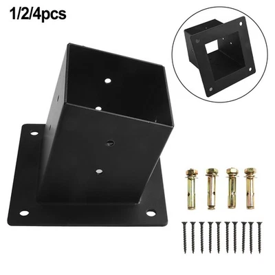 Soportes de pérgola de techo inclinados para uso en exteriores herrajes para estructuras de 4x4 pulgadas Foto 1 de 4