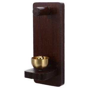 Shopkeepers Bell for Door Opening Magnetic Wood Doorbell Business with - Picture 1 of 12