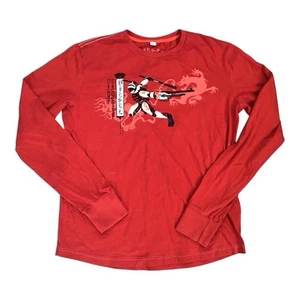 Diesel Blue Panthers TShirt Japunk Samurai Red Size XXL Long Sleeve - Picture 1 of 11