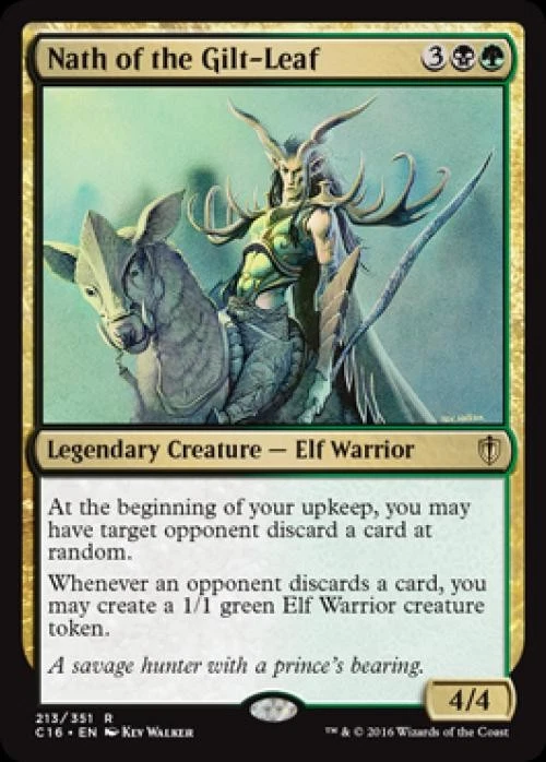 Nath of the Gilt-Leaf - Medium Play MTG Commander 2016 Edition - Image 1 of 1