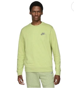 Nike Herren Nike Club Fleece Crew Sweatshirt Gr. M NEU BV2662-736 LEMON TWIST - Bild 1 von 3