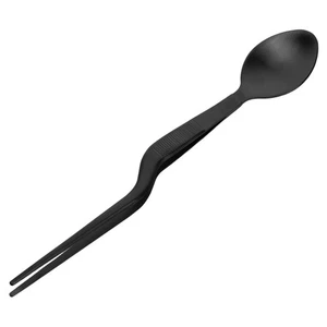  Cucchiaio Degustazione Antipasto con Pinzetta - Cucchiaio Miscelatore Acciaio Inox Chef - Foto 1 di 18