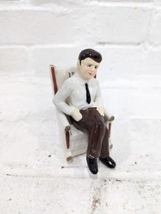 John F Kennedy VTG 1962 JFK Rocking Chair Salt & Pepper Shakers Ceramic Japan - Picture 1 of 8