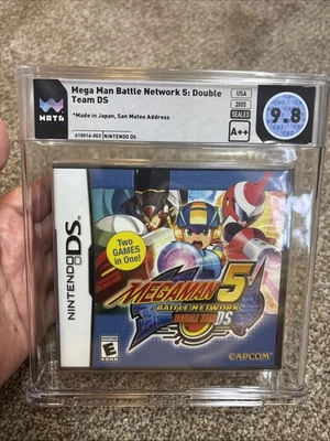 Mega Man Battle Network 5 Double Team DS (Nintendo DS) NEW GRADED WATA 9.8 A++ - Image 1 of 3