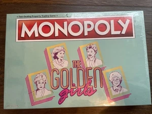 New Monopoly “The Golden Girls” Board Game Hasbro 2017 Sealed / Torn Plastic - Picture 1 of 14