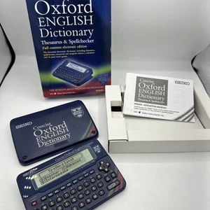 Seiko ER6000 Oxford Dictionary Thesaurus Spell Checker & Crossword Solver - Picture 1 of 14
