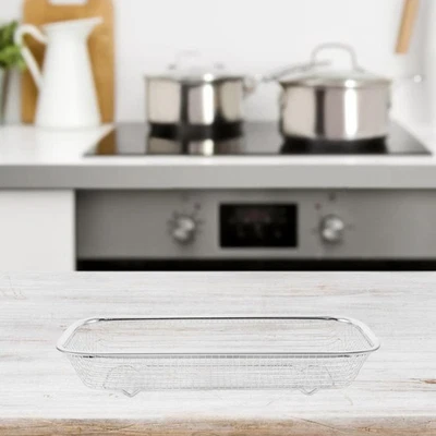  2 Pcs Scolapasta Da Lavello Stendino Per Utensili Cestello Portaoggetti - Immagine 1 di 4