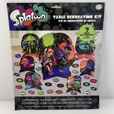 SPLATOON Official Nintendo Birthday Party Table Decorating Kit ￼ - Image 1 of 4