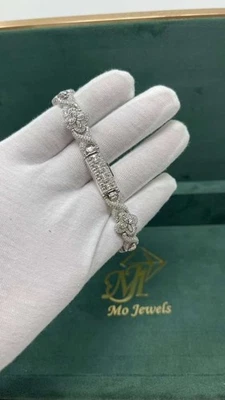 Pulsera Trébol Iced Infinity Más de 13ctw Foto 1 de 2