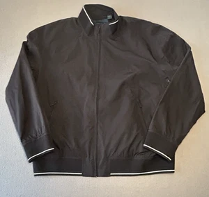 Perry Ellis Jacket Men's Jacket Size XL Black Full Zip Polyester - Picture 1 of 8