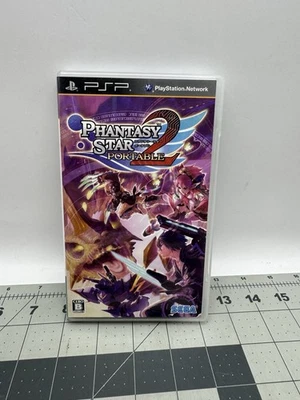 Phantasy Star Portable 2 PSP Game Sony PlayStation Japan Import Sega Fantasy RPG - Image 1 of 4