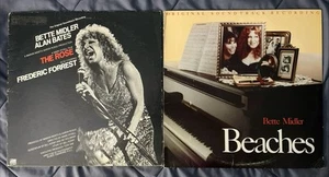Bette Midler 2 Record Lot - Beaches & The Rose - Picture 1 of 4