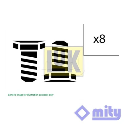 Se adapta a Ford Transit Connect Focus Tourneo Kit de pernos de volante de inercia de doble masa Mity Foto 1 de 4