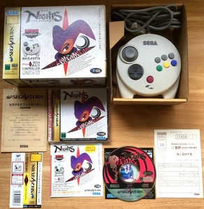 PACK NIGHTS INTO DREAMS... + MANETTE 3D COMPLET SEGA SATURN NTSC JAP CIB OVP VGC - Picture 1 of 21