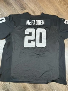 Nike On Field Oakland Raiders Darren McFadden #29 maglia cucita uomo taglia 60 nera - Foto 1 di 8