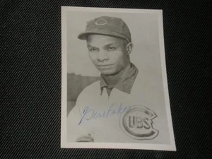 GENE BAKER SIGNED AUTO VINTAGE POSTCARD CUBS (d.1999) - Picture 1 of 1