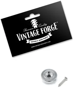 CHROME TALL SLOTTED ROUND STRING TREE GUIDE FOR FENDER PRECISION JAZZ BASS *NEW* - Picture 1 of 3