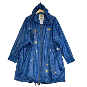 Disney Parks blau gold Aladin Prinzessin Jasmin leichte Kapuzenjacke Gr. 2X NEU! - Bild 1 von 9